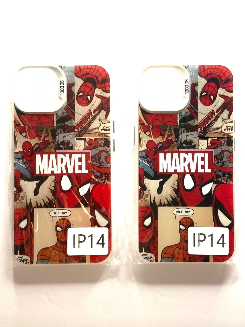 Two iPhone cases, 14